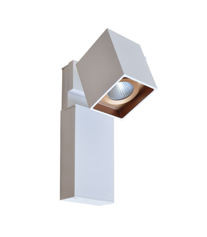 Aravena White Gold 4000K Reading Wall Light White Gold 4000K Neutral White-1