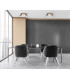 Barel Twin Ceiling Spotlight Black Wooden 2xE27-5