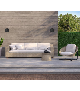 Bari II Outdoor Up Down Wall Lamp Black 4000K Neutral White 2xLED IP54-5