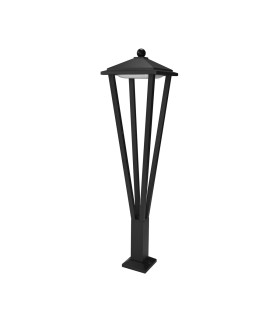 Bons Outdoor Bollard Black 3000K Warm White IP54-1