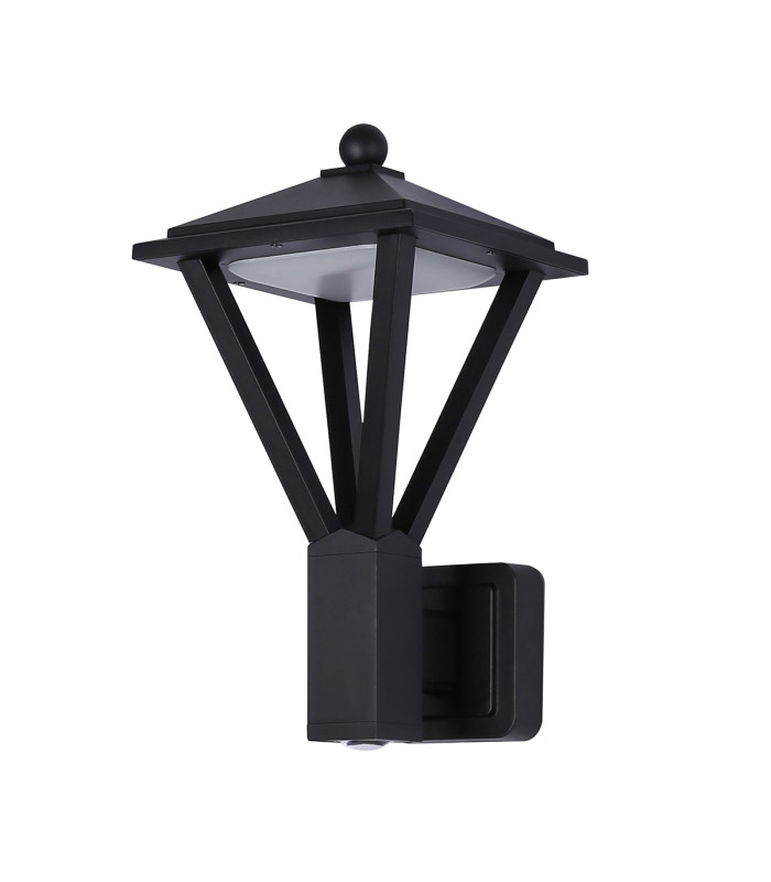 Bons Outdoor Wall Lantern Black 3000K Warm White IP54-1