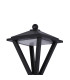 Bons Outdoor Wall Lantern Black 3000K Warm White IP54-2