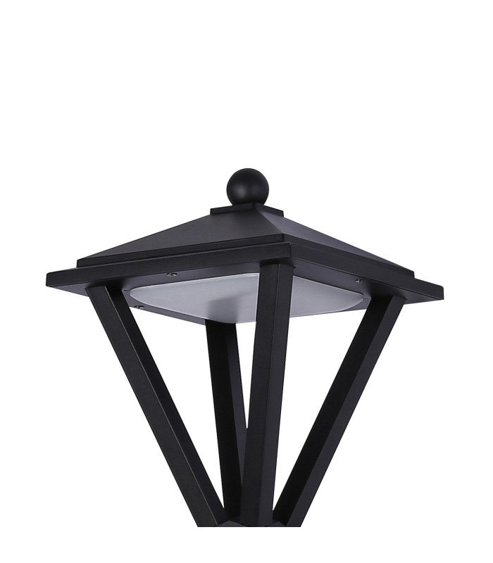 Bons Outdoor Wall Lantern Black 3000K Warm White IP54-2