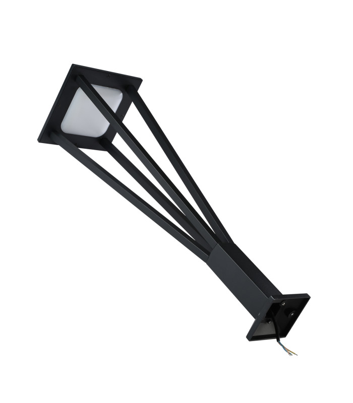 Bons Outdoor Bollard Black 3000K Warm White IP54-3