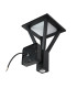 Bons Outdoor Wall Lantern Black 3000K Warm White IP54-3