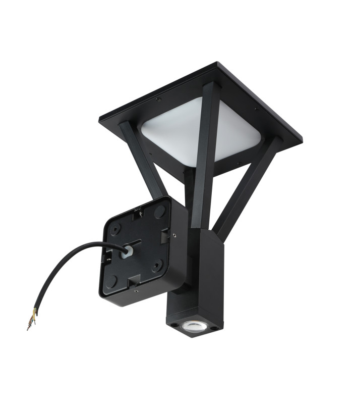 Bons Outdoor Wall Lantern Black 3000K Warm White IP54-3