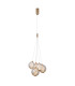 Butero Cluster Pendant Ceiling Light Gold 3000K Warm White 5xLED-1
