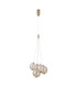 Butero Cluster Pendant Ceiling Light Gold 3000K Warm White 5xLED-2