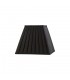 Square Pleated Fabric Shade Black 138, 250mm x 206mm - 1