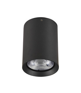 Cervia Outdoor Surface Mounted Downlight Black 3000K Warm White IP54-1