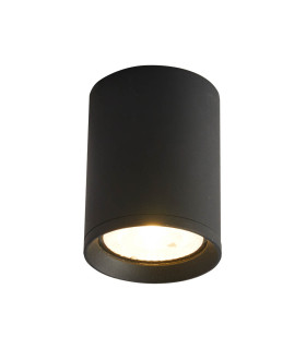 Cervia Outdoor Surface Mounted Downlight Black 3000K Warm White IP54-2