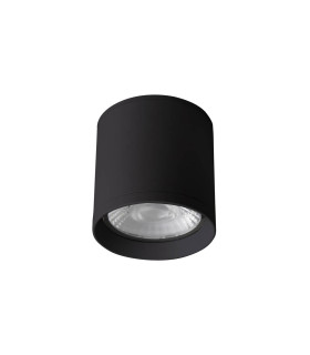 Cervia Outdoor Surface Mounted Downlight Black 4000K Neutral White IP54-1