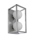 Daisy Globe Wall Lights Chrome 2xG9-1