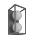 Daisy Globe Wall Lights Grey 2xG9-1