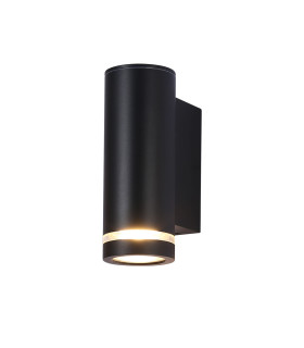 Fondo Outdoor Wall Down Lamp Black 3000K Warm White IP54-2