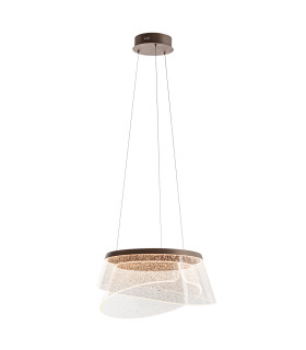 Foren LED Pendant Ceiling Light Brown 3000K Warm White-2