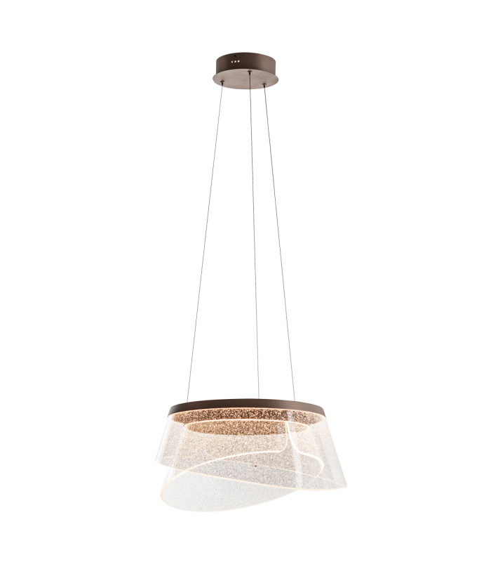Foren LED Pendant Ceiling Light Brown 3000K Warm White-2