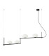 Kernio Bar Pendant Ceiling Light Black 4xG9-1