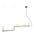Kernio Bar Pendant Ceiling Light Black 4xG9-4