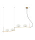 Kernio Bar Pendant Ceiling Light Brass 4xG9-1