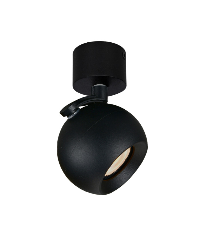 Lafin Single Spotlight Black Sandblasted-1