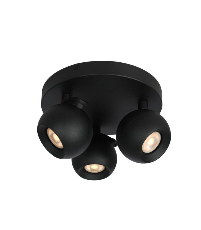 Lafin Ceiling Spotlight Clusters Black 3xGU10-1