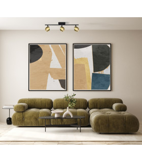 Lafin Ceiling Spotlight Clusters Black Gold 3xGU10-5