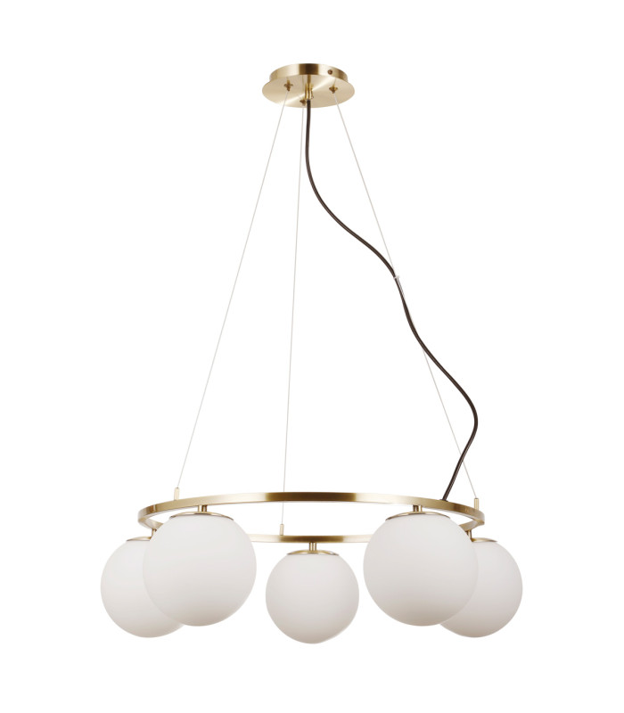 Larosa Globe Pendant Ceiling Light Gold 5xE27-1