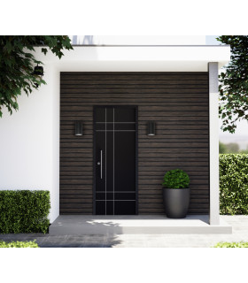 Lenta 15W Outdoor Wall Down Lamp Black 4000K Neutral White IP54-5