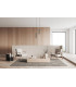 Lopus Slim Pendant Ceiling Light Brown-5