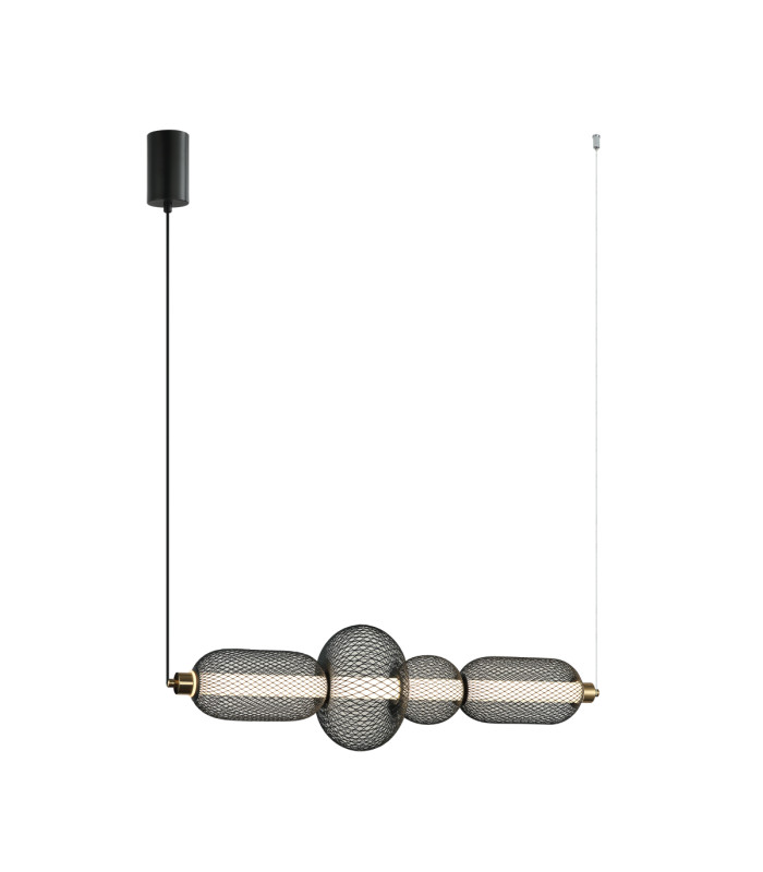 Marco Bar Pendant Ceiling Light Black 3000K Warm White-1