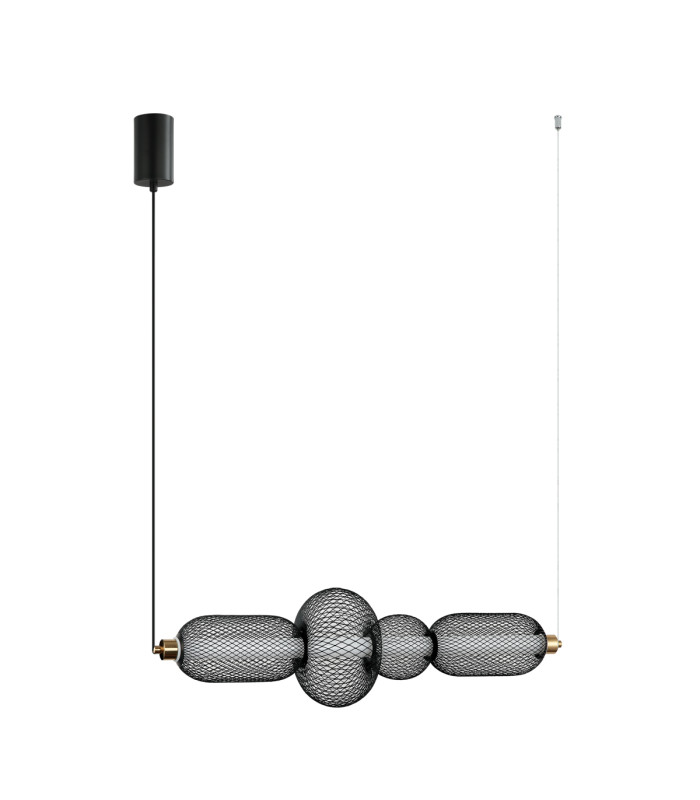 Marco Bar Pendant Ceiling Light Black 3000K Warm White-2