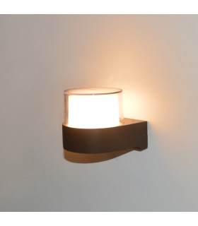 Marti Outdoor Modern Wall Lamp Black 4000k Neutral White 2xLED IP54-5