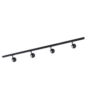 Marvi TR Blake Track Lighting Black 4xGU10-1
