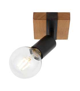 Molini Single Spotlight Black Wood-1
