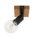 Molini Single Spotlight Black Wood-4