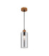 Naster Slim Pendant Ceiling Light Wooden Black-2