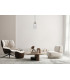 Naster Slim Pendant Ceiling Light Wooden Black-5