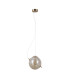 Nola Globe Pendant Ceiling Light Gold 3000K Warm White-1