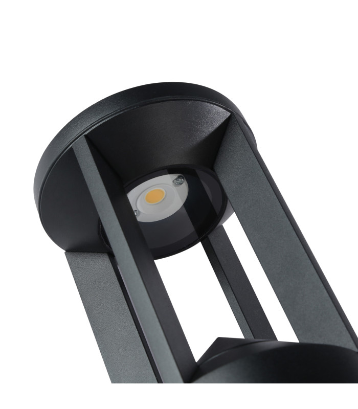 Nomad Outdoor Bollard Black 3000K Warm White IP54-3