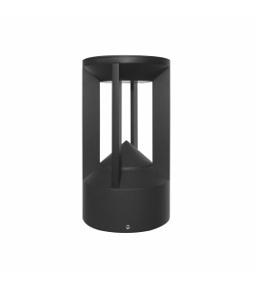Nomad Outdoor Pedestal Light Black 3000K Warm White IP54-1