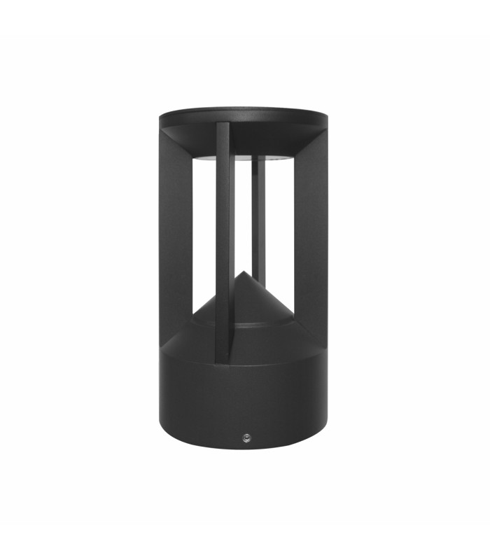 Nomad Outdoor Pedestal Light Black 3000K Warm White IP54-1