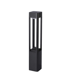 Nutri 80cm Outdoor Bollard Black 3000K Warm White IP54-1