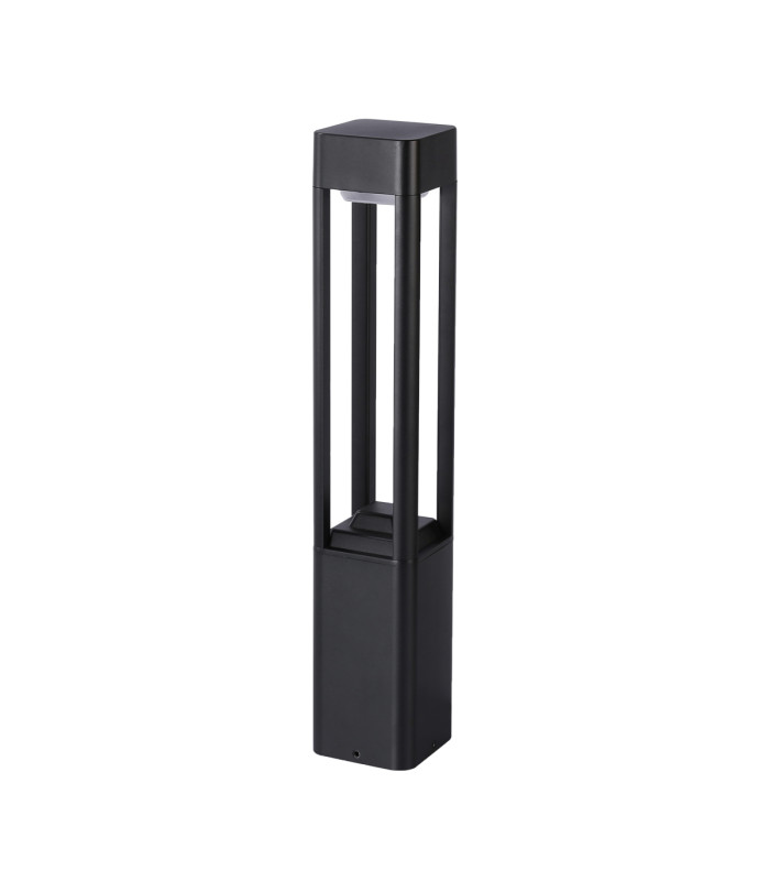 Nutri 80cm Outdoor Bollard Black 3000K Warm White IP54-1