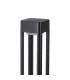 Nutri 80cm Outdoor Bollard Black 3000K Warm White IP54-2