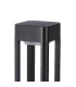 Nutri 60cm Outdoor Bollard Black 3000K Warm White IP54-2