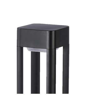 Nutri 60cm Outdoor Bollard Black 3000K Warm White IP54-2
