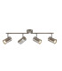 Palmoni Ceiling Spotlight Bar Satin Nickel Chrome 4xGU10-1