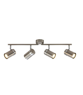Palmoni Ceiling Spotlight Bar Satin Nickel Chrome 4xGU10-1