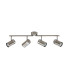 Palmoni Ceiling Spotlight Bar Satin Nickel Chrome 4xGU10-4